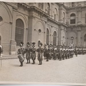TIRAGE PHOTO  Argentique	Italie	Garde Suisse Vatican	21X25cm	1960