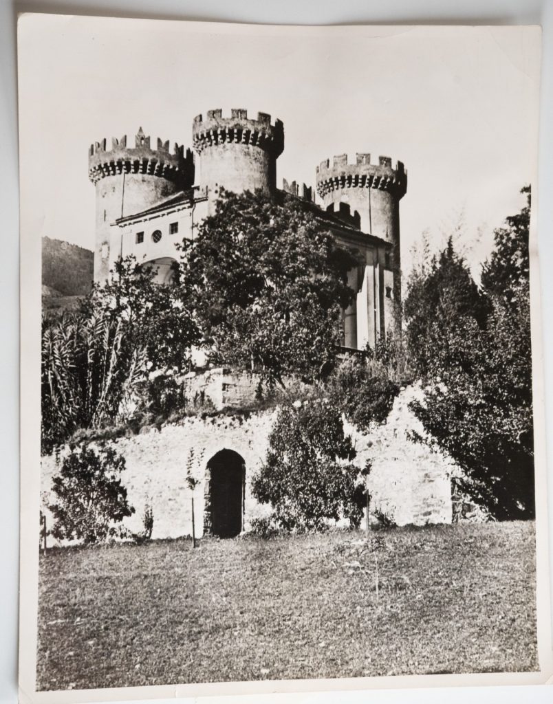 PHOTO Argentique	Italie	château d'Aymavilles Aoste 20X25cm	1960