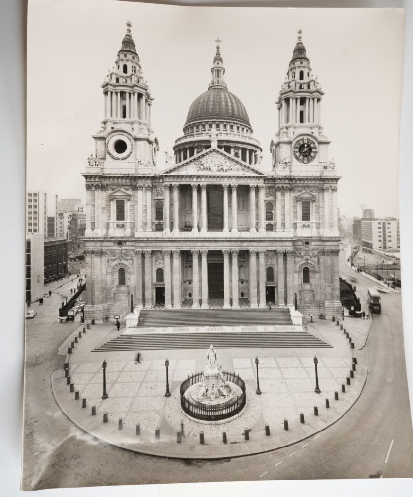 PHOTO Argentique Angleterre Cathédrale Saint-Paul, Londres 20X25cm 1960