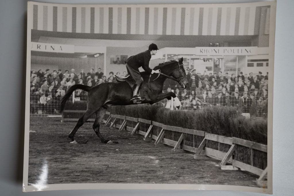 PHOTO Argentique France Equitation cheval saut d'obstacles 17X23 1970