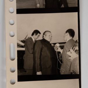 PHOTO Argentique planche contact Orly	6X6cm 1960 Orson Welles