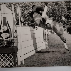 PHOTO Argentique	France	Equitation cheval saut d'obstacles	17X23	1970