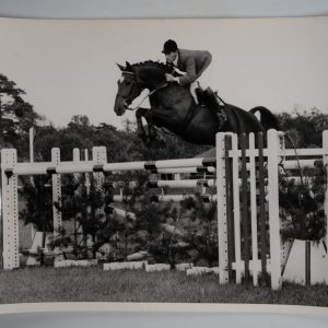 PHOTO Argentique	France	Equitation cheval saut d'obstacles	17X23	1970