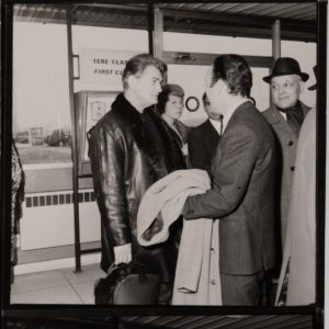 PHOTO Argentique planche contact Orly	6X6cm 1960 Jean Marais