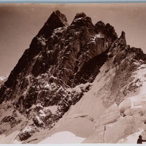photo Albumine France Montagne Mont-Blanc Massif du Pelvoux 16X27,5cm 1890