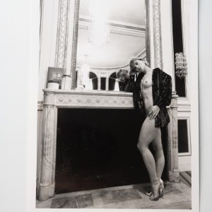 PHOTO argentique artistique NU féminin femme nue NOIR ET BLANC format 13X18 1980
