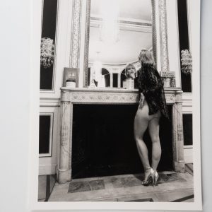 PHOTO argentique artistique NU féminin femme nue NOIR ET BLANC format 13X18 1980
