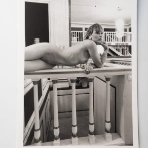 PHOTO argentique artistique NU féminin femme nue NOIR ET BLANC format 13X18 1980