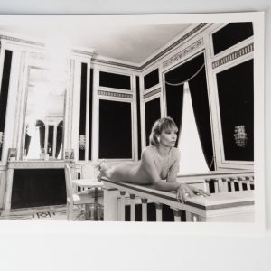 PHOTO argentique artistique NU féminin femme nue NOIR ET BLANC format 13X18 1980
