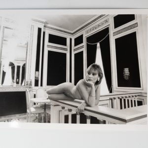 PHOTO argentique artistique NU féminin femme nue NOIR ET BLANC format 13X18 1980