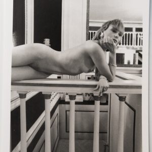 PHOTO argentique artistique NU féminin femme nue NOIR ET BLANC format 13X18 1980