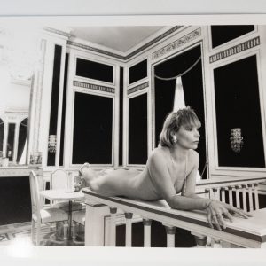 PHOTO argentique artistique NU féminin femme nue NOIR ET BLANC format 13X18 1980
