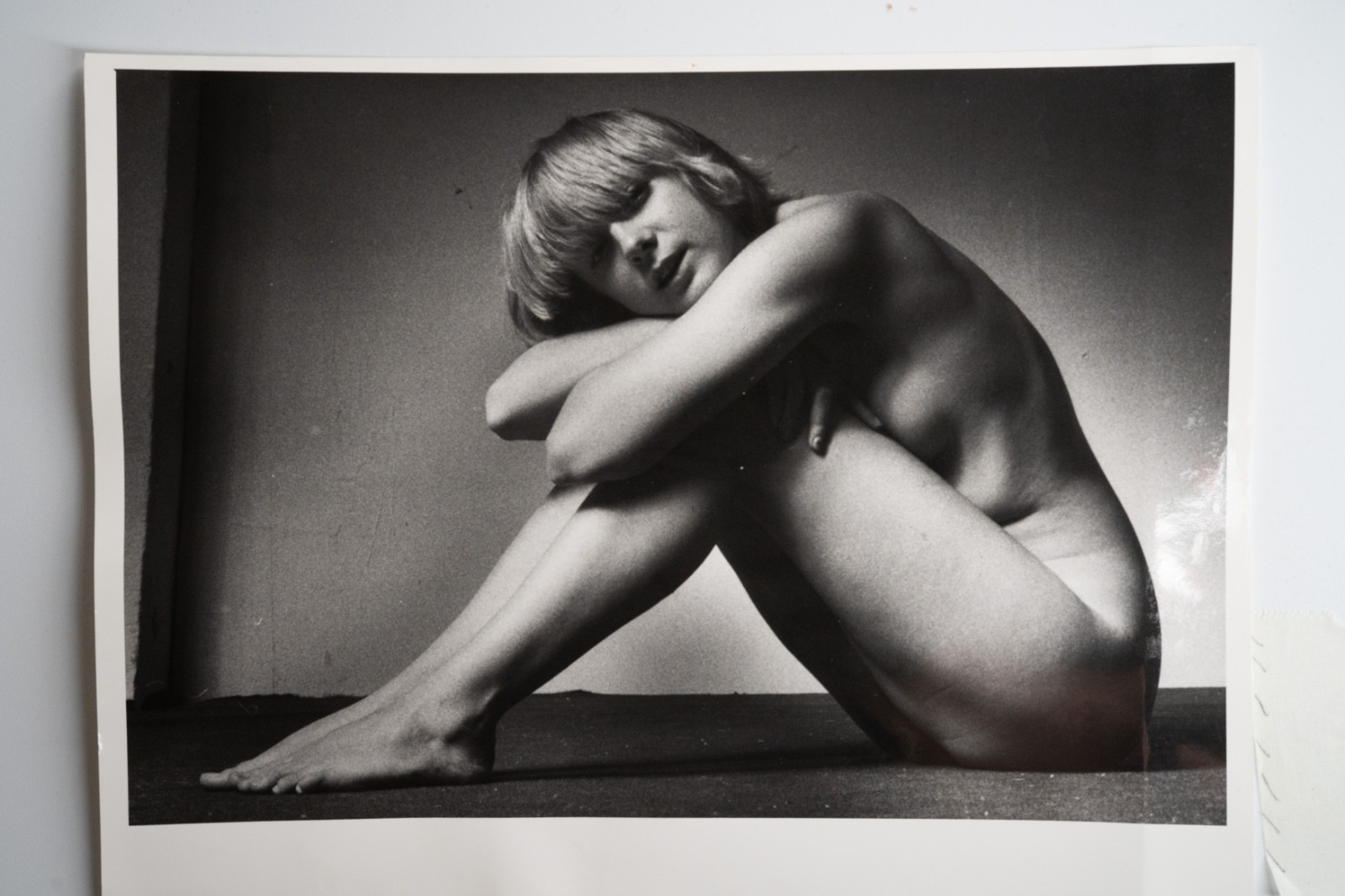 PHOTO Argentique France FEMME NUE NU ARTISTIQUE 18X24cm 1980