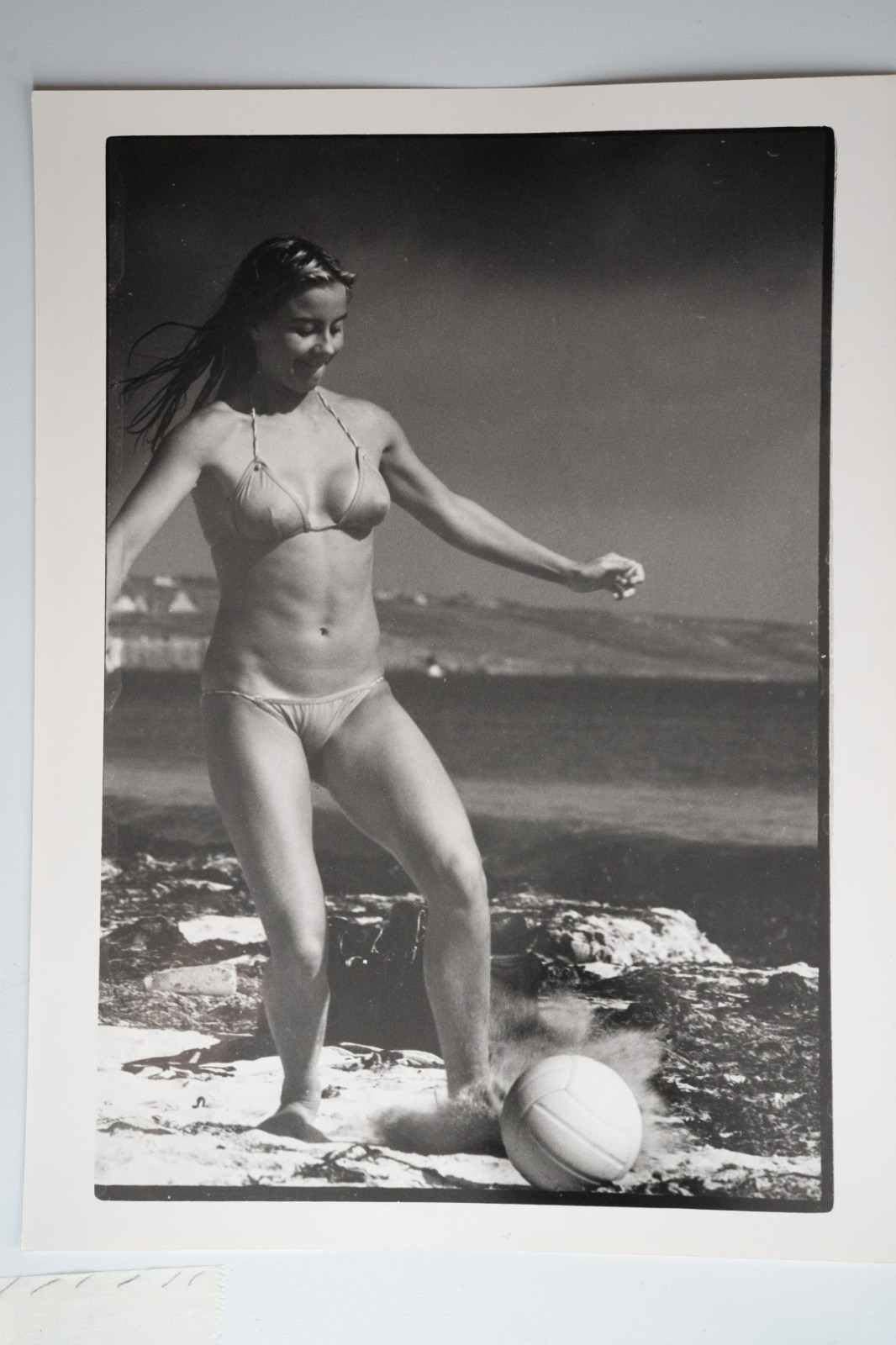 PHOTO Argentique France FEMME NUE NU ARTISTIQUE 18X24cm 1980