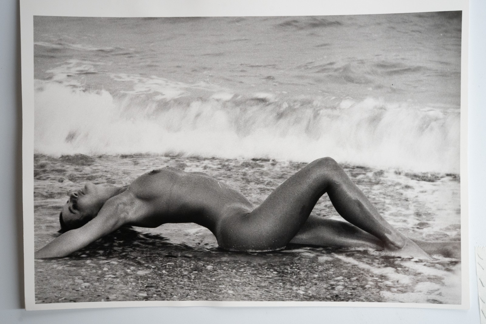PHOTO Argentique France FEMME NUE NU ARTISTIQUE 18X24cm 1980