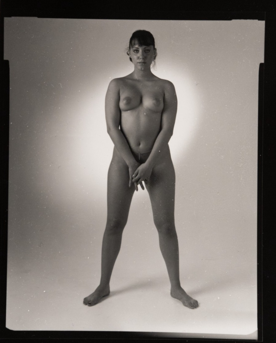 PHOTO Argentique France FEMME NUE NU ARTISTIQUE 10X12cm 1980