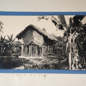 Photo Argentique	Asie Indochine Village Bau Tuong  15X24cm	1930 Gastaldy