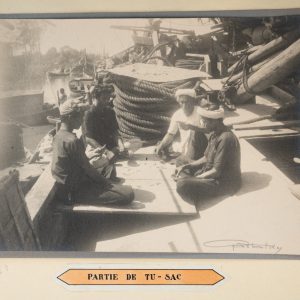 Photo Argentique	Asie Indochine Jeu Tu-sac   15X24cm	1930 Gastaldy