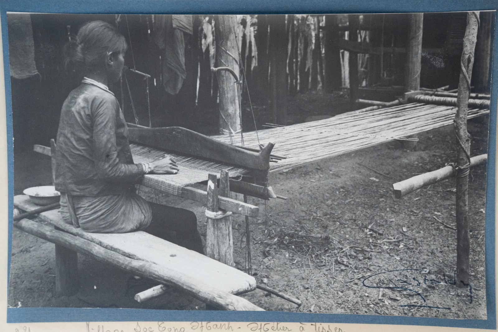 Photo Argentique Asie Indochine village Doc Tong 15X24cm 1930 Gastaldy – Image 2