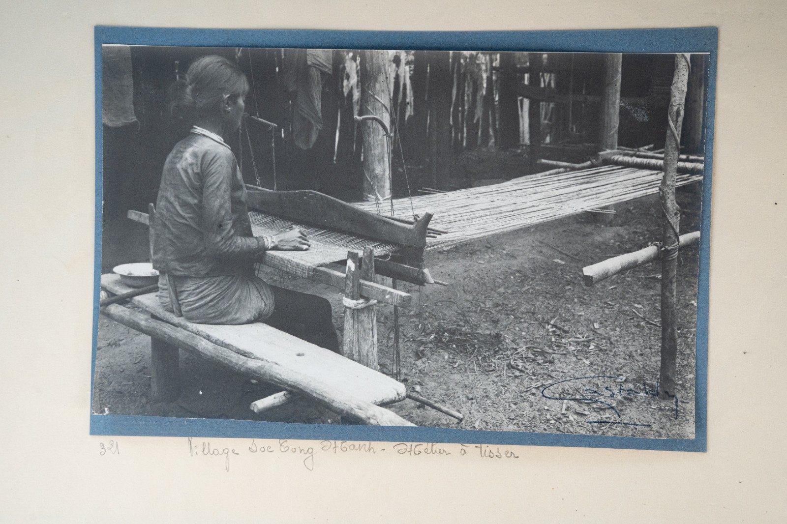 Photo Argentique Asie Indochine village Doc Tong 15X24cm 1930 Gastaldy