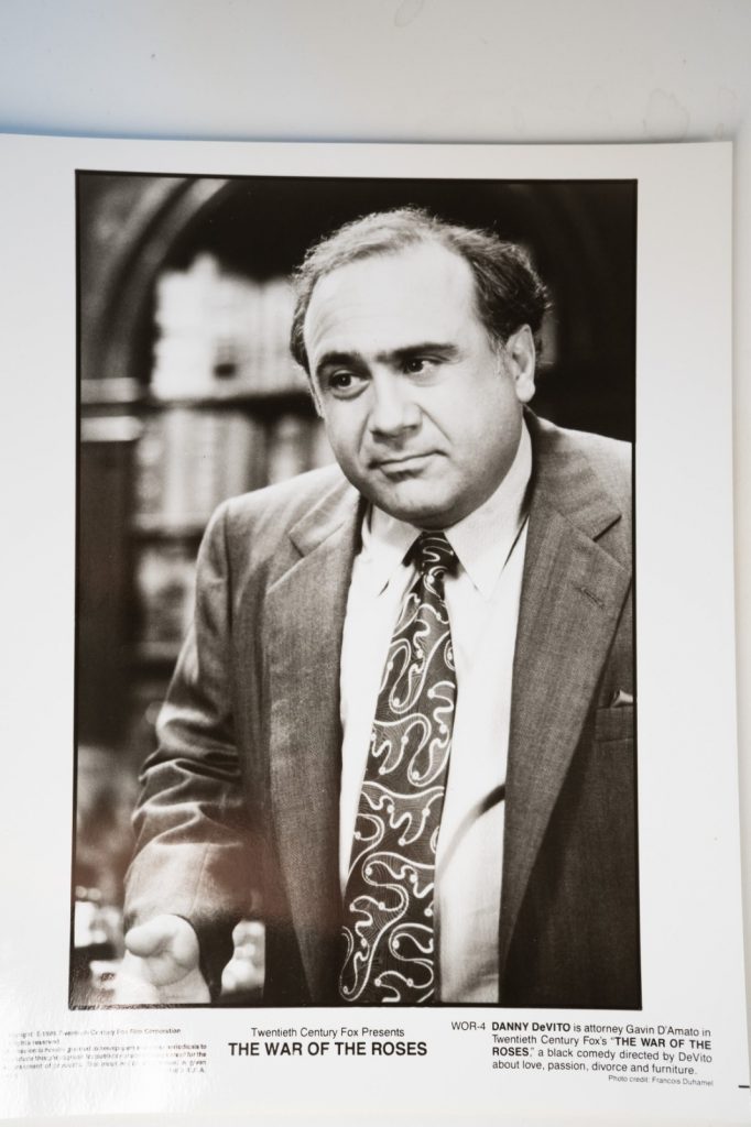 PHOTO  Film La Guerre des Roses (The war of Roses) Dany Devito 21X25CM 1989