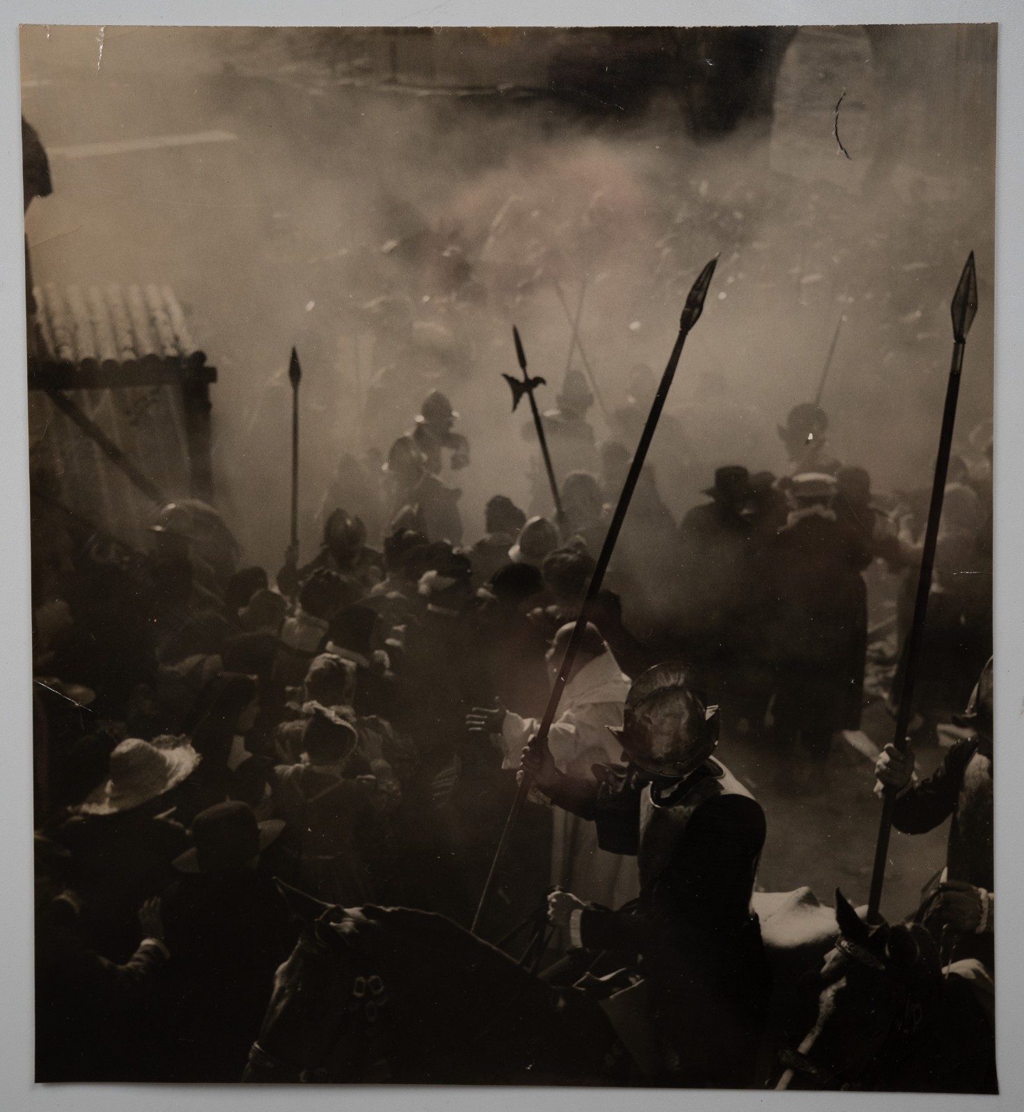 TIRAGE PHOTO Argentique France bataille pour un film 22X25cm 1960