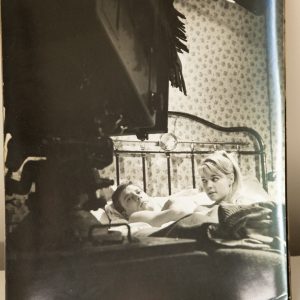 TIRAGE PHOTO	Agnès Laurent et Gil Vidal scene du film Péché de Jeunesse 24x30cm