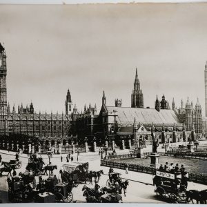 photo Argentique Royaume Unis retirage Palais de Westminster en1900 18X24cm 1960