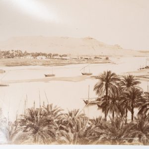 PHOTO Albumine	Egypte Assouan  21X25cm	1880