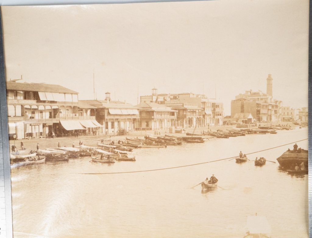 PHOTO Albumine Egypte Paysage Port Said 21X27cm 1880