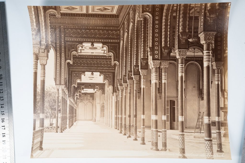 PHOTO Albumine Egypte Le Caire Palais 21X28cm 1880 Bonfils