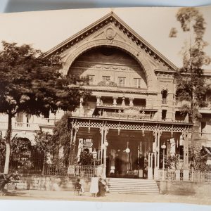 PHOTO Albumine	Egypte	Le Caire New Hotel 21X28cm	1880 Bonfils