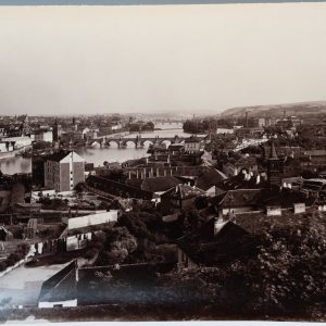 TIRAGE Albumine	Tchequie	Prague vue général	21X28cm	1880