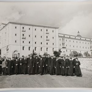 photo Argentique Italie L'abbaye du Mont-Cassin SEMINARISTE 18X24cm 1960