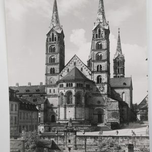 photo Argentique Allemagne Cathédrale de Bamberg 13X18cm 1960