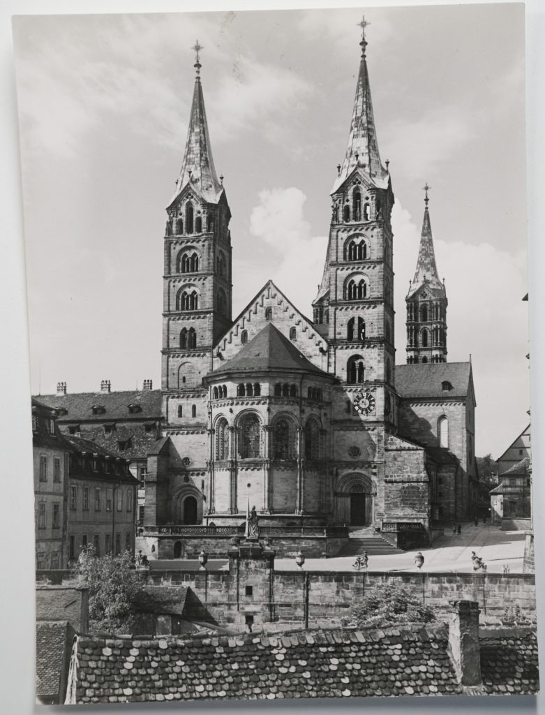 photo Argentique Allemagne Cathédrale de Bamberg 13X18cm 1960