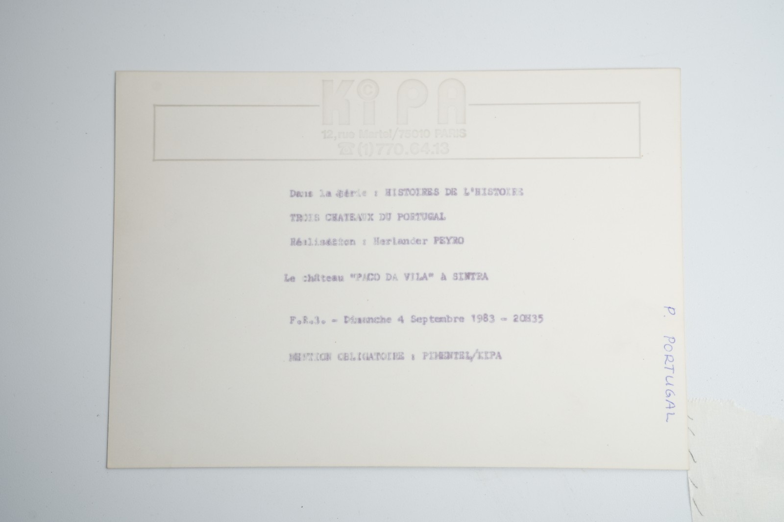 PHOTO Argentique Portugal château "PACO DA VILA" À SINTRA 14X20cm 1980 – Image 2