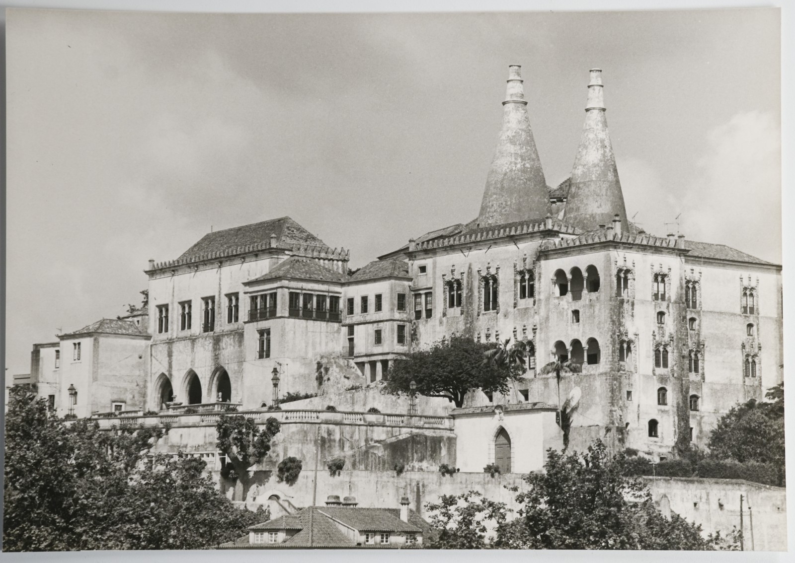 PHOTO Argentique Portugal château "PACO DA VILA" À SINTRA 14X20cm 1980