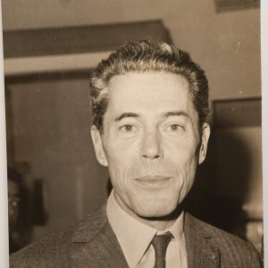 PHOTO Argentique Jacques-Lucien MONOD Prix Nobel de médecine 14X18cm 1960