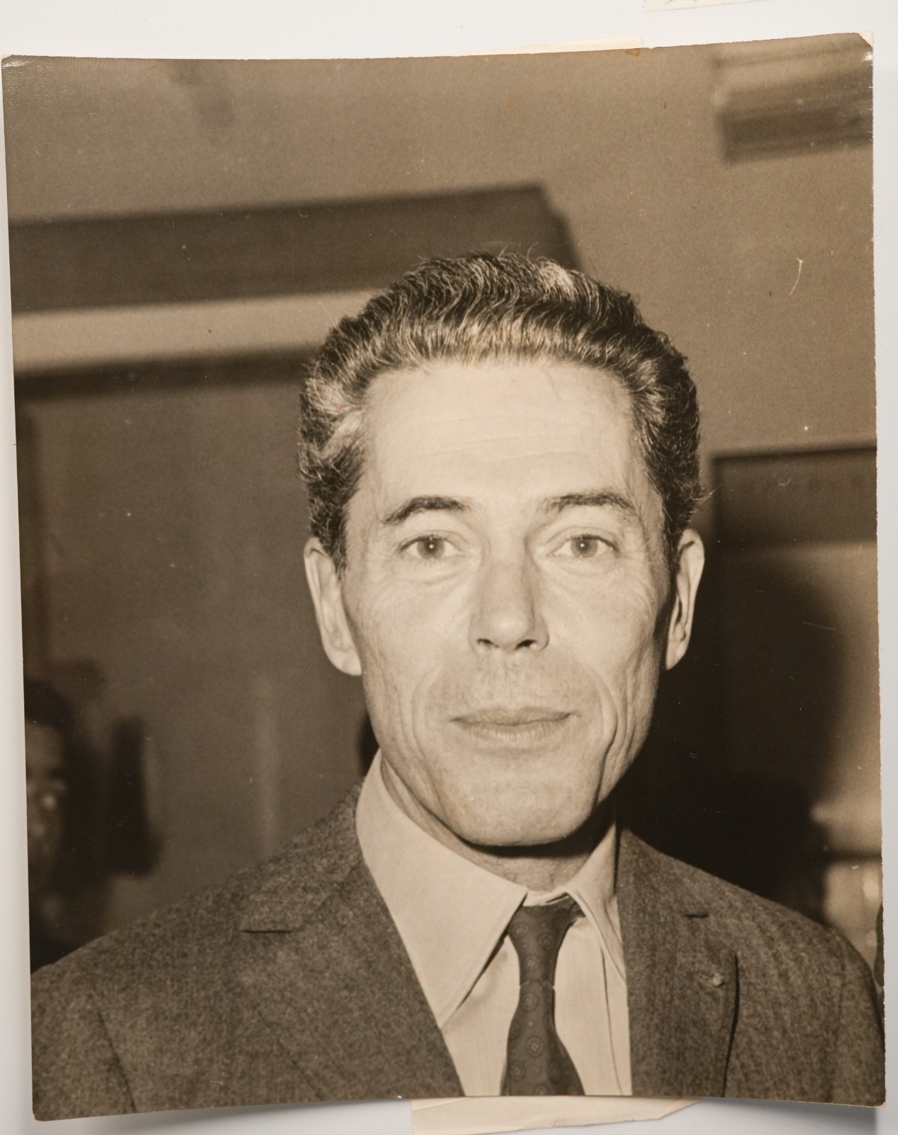 PHOTO Argentique Jacques-Lucien MONOD Prix Nobel de médecine 14X18cm 1960