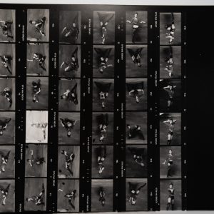 PHOTO Argentique	France	Planche contact femme pinup STUDIO	24x30cm	1980