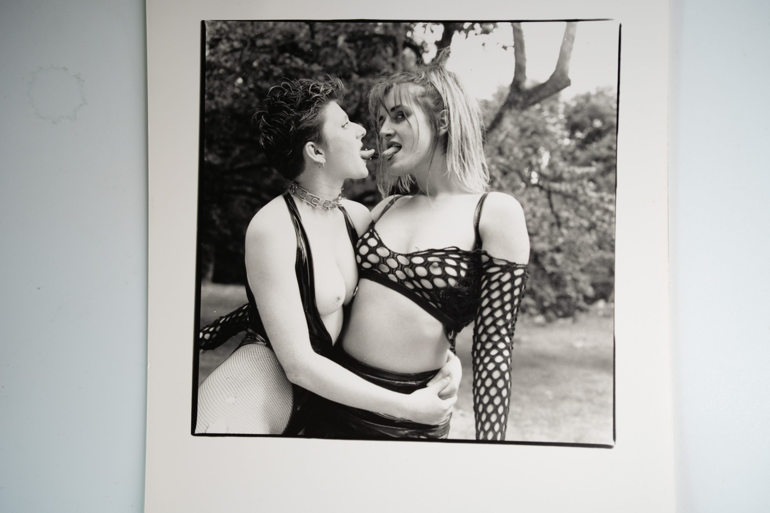 PHOTO Argentique France 2 FEMME NUE NU ARTISTIQUE 14X14cm 1980