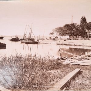 PHOTO Albumine	Egypte	Paysage Lac de Timsah	21X27cm	1880
