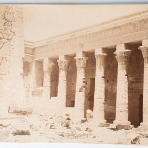 PHOTO Albumine	Egypte	Temple de Philæ	21X27cm	1880