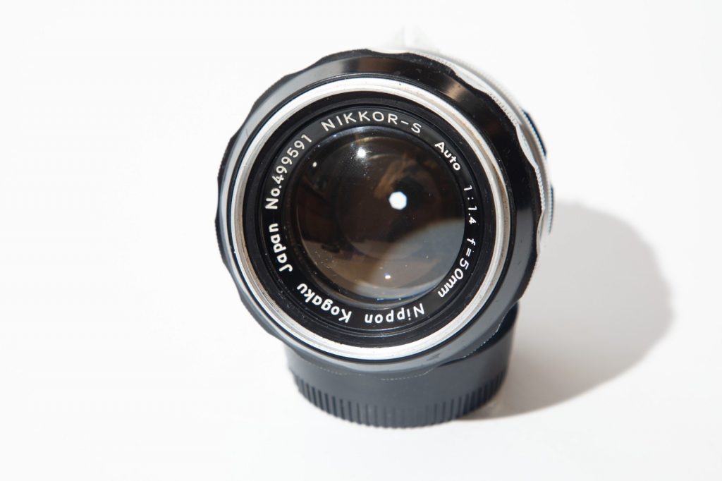 OBJECTIF photo Argentique Nikon Nikkor-S auto 50mm 1,4 pré-AI 1962 24x36mm