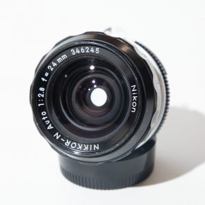 OBJECTIF photo Argentique Nikon	NIKKOR-N AUTO  24mm F 2,8 AI 	1977	24X36mm