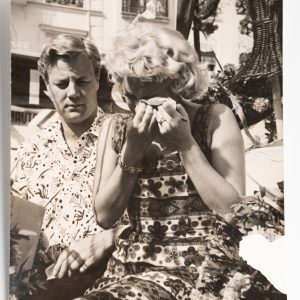 TIRAGE PHOTO	Argentique	France	Couple d'acteurs	13X18cm	1950
