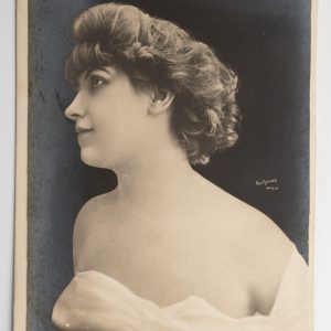 TIRAGE PHOTO Argentique	France	Portrait de Mlle Charclais, actrice 	9X14cm	1910