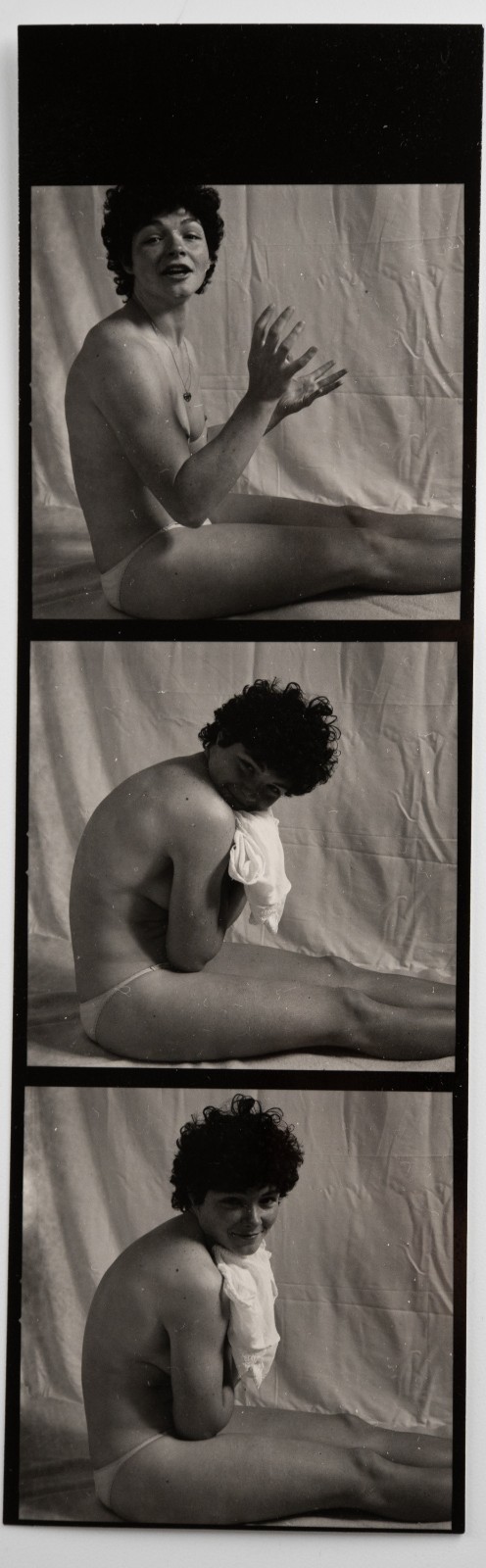 PHOTO Argentique Femme nue planche contact nu artistique SNAP SHOT 1970