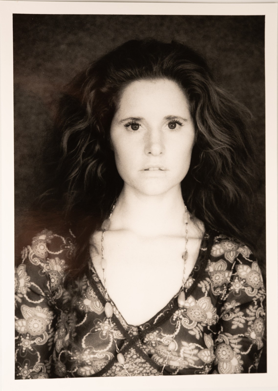 TIRAGE PHOTO Argentique France Portrait de femme Pin-Up 13X18cm 1980